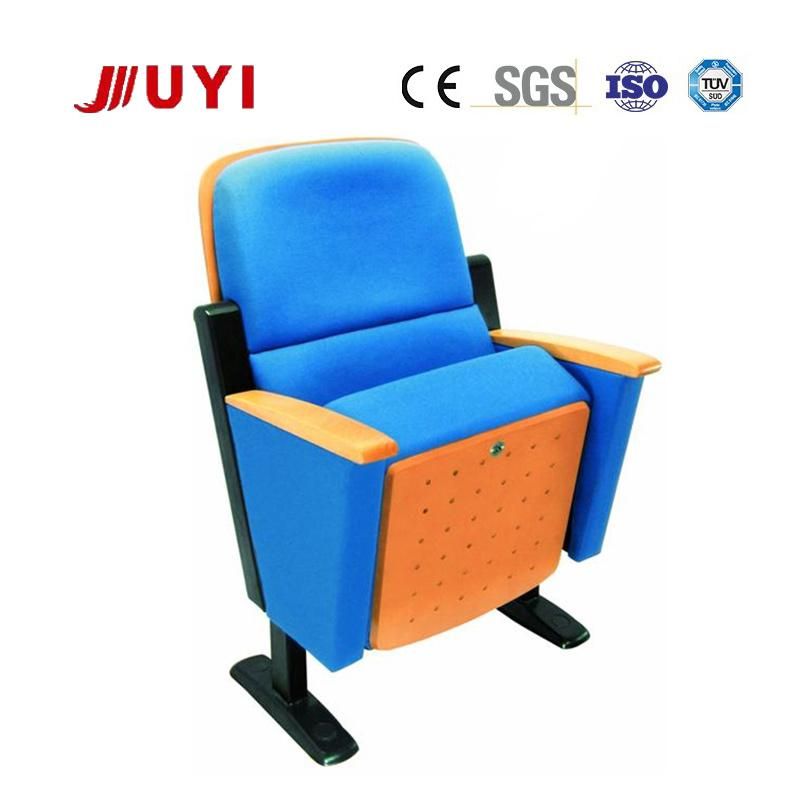 VIP Brand Indoor Upholstery Folding Auditorium Lecture Stackable Wooden Theater Chair Stackable Chairs for The Theater Jy-601