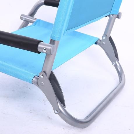 Hot Selling Outdoor Chaise Lounge Chair for Beach, Folding Beach Chair with Lower Seat and Back