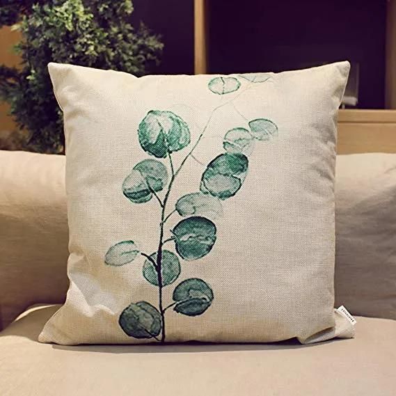 3D Printing Chair Cushion on Sofa Plant Design Leaf Design