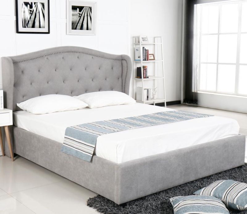 Bedroom Upholster Gaslift Beds Modern Home Furniture Cheap Fabric Storage Beds