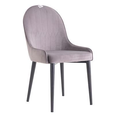 Luxury Modern Design Hotel Home Dining Room Furniture Metal Frame Swivel Velvet Fabric Arm Chair