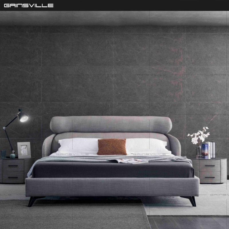 Best seller Modern Bedroom Soft Upholstery Bed Fabric Bed in new fashion unique design