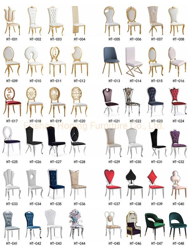 Modern Lowback Dining Stainless Steel Chair From China Suppler Gold Colorful Fabric Event Chair Wedding Chair Banqueting Wedding Halls Chair