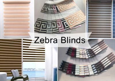 3*50m Automatic Horizontal Color Roller Zebra Blinds Fabric