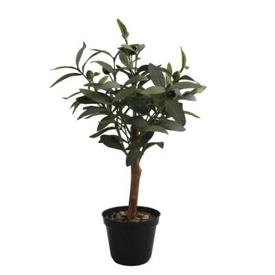 Living Room Decor Desk Bonsai Tree Olive Tree Fabric for Plastic Tree Decoration