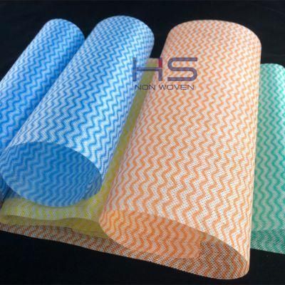 Friendly Reusable Household Spunlace Nonwoven Disposable Kitchen Cleaning Wipe Cloth