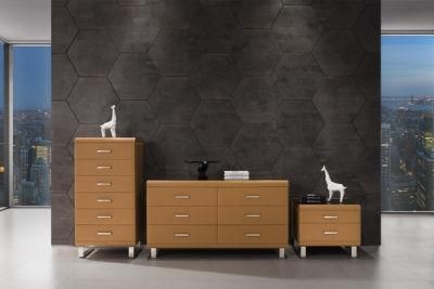 Fashion Modern Bedroom Furniture Casegoods Set Factory Wholesale Price Upholstered Wooden Tallboy