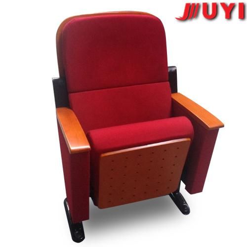 VIP Brand Indoor Upholstery Folding Auditorium Lecture Stackable Wooden Theater Chair Stackable Chairs for The Theater Jy-601