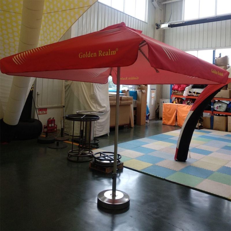 2022 New Product Outdoor Advertising Table+Parasol Beach Umbrella