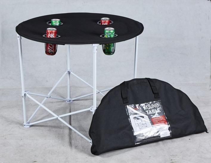 New Model Round Steel Folding Table (EFT-02)