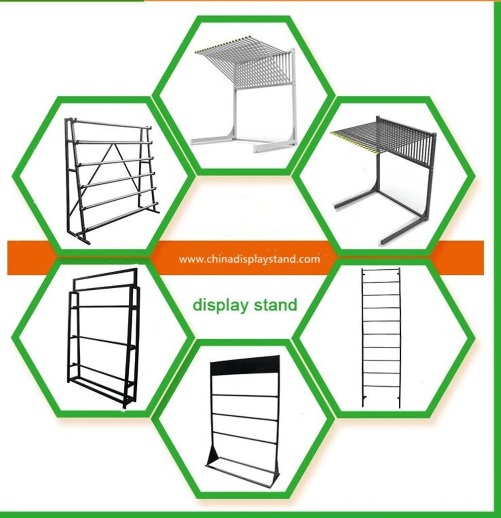 Moveable Customized Metal Fabric Roll Display Storage Rack