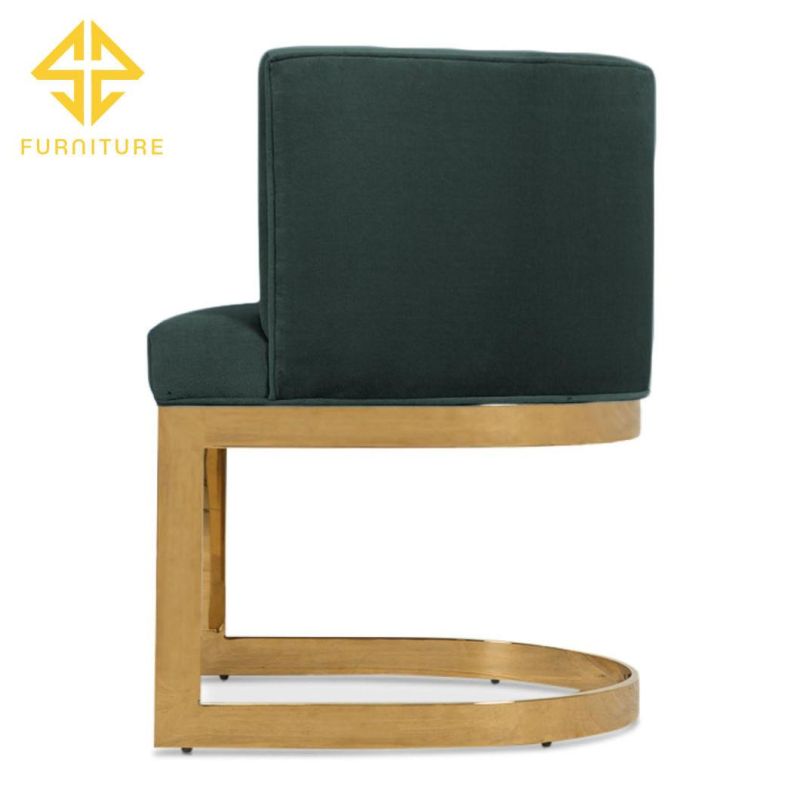 Foshan Cheaper Price Hotel Furniture Velvet Fabric Tub Armchair for Sale