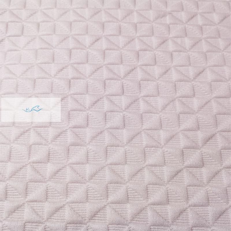 High Quality 3D Knitted Jacquard Bamboo Mattress Ticking Fabric Latex Protector Fabric