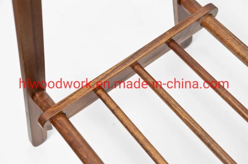 Beech Wood Stand Coat Rack Stand Hanger Foyer Furniture Brown Color Fabric Style Living Room Coat Rack Bedroom Furniture