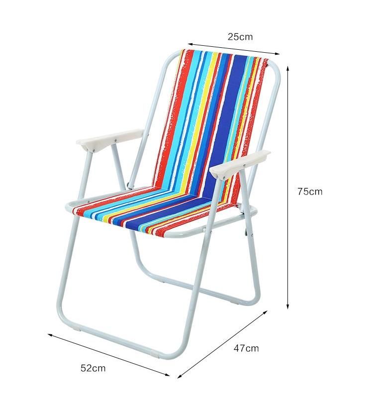 Outdoor Portable Folding Reclining Beach Chair for Camping