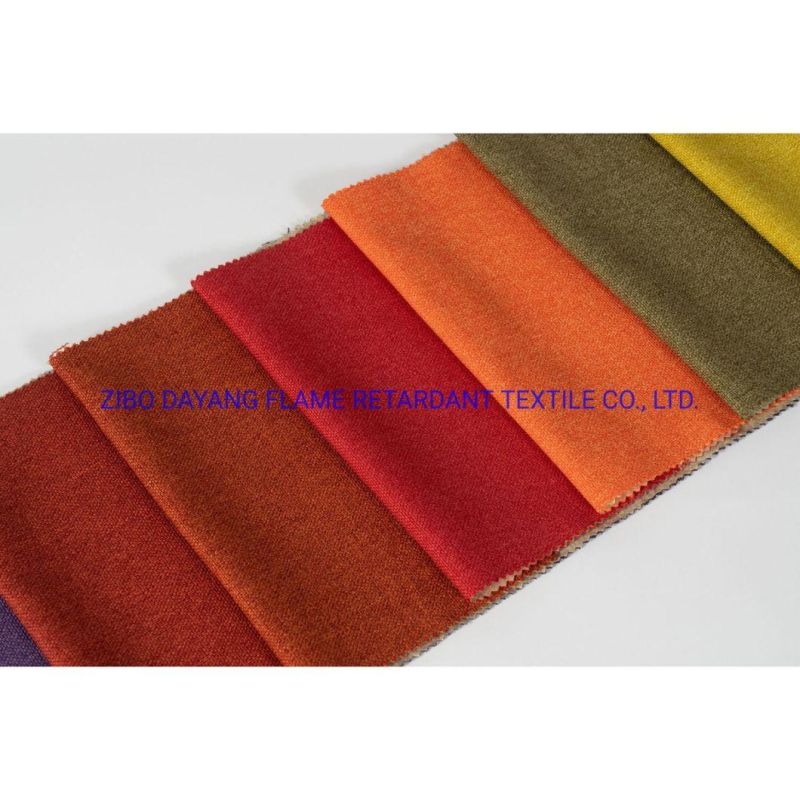 100% Polyester Flame Retardant Woven Fabric for Furniture Fabric