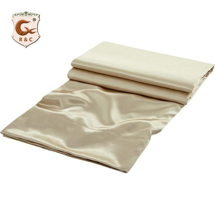 Wholesale Customized Bed Set Silky Smooth Satin Luxury Sheet Set 4piece Bedding Set