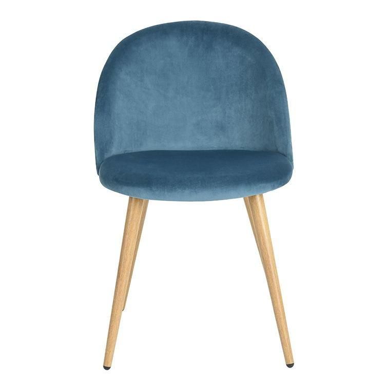 Factory Promotion Price Hot Sale Velvet Dining Chair with Popular Design for Home Using