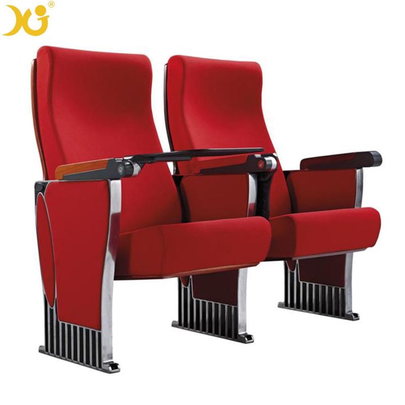 Factory Customized Auditorium School Conference Room Lecture Hall Seating Chairs with Folding Tablet