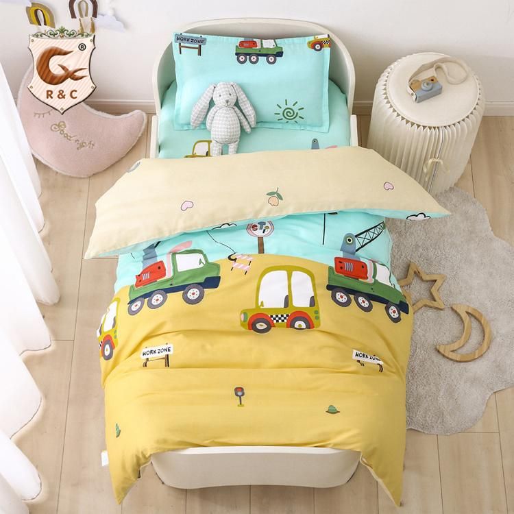 High Quality Cartoon Animal Crib Toddler Bedding Set Children′s Bed Set