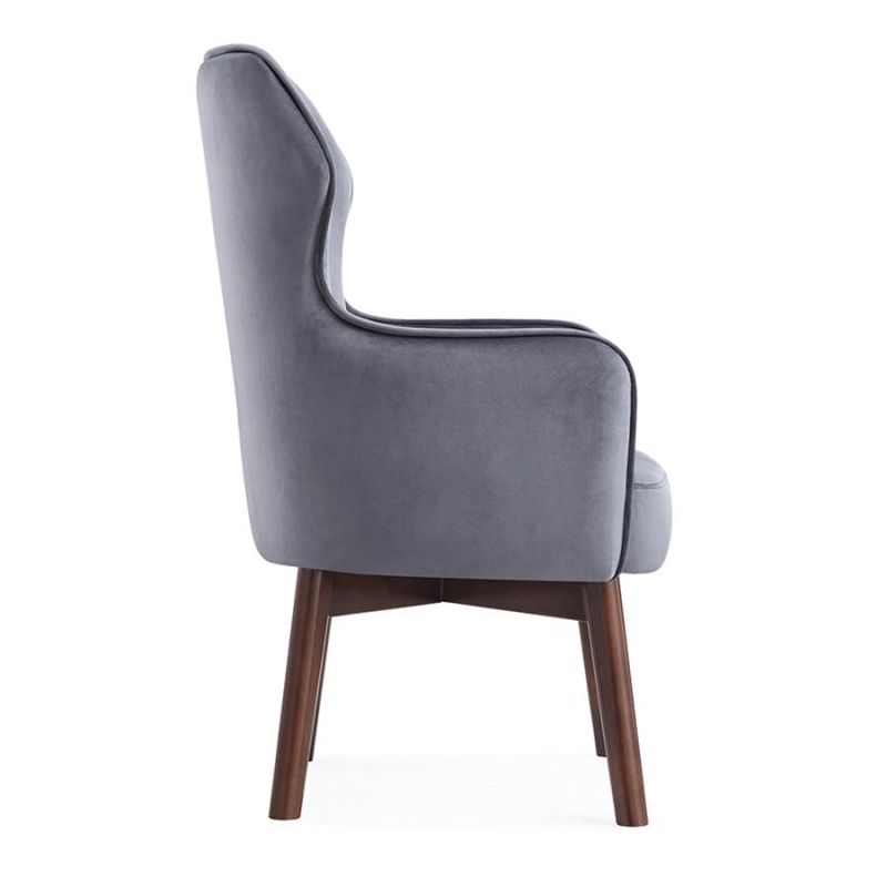 Modern Furniture High Back Fabric Leisure Armchair Lounge Hotel Living Room Accent Chair