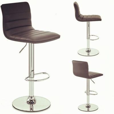 Salon Counter High Bar Chair modern Cafe Bar Stool with Lift Swivel Barber Bar Stool for Dining