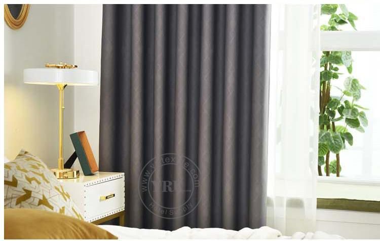 Hot Sale Upholstery Fabric High Density Curtain Roller Blinds for Hotel Room