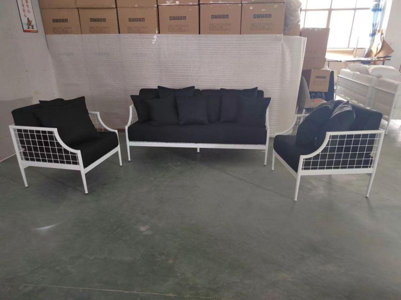 Event Furniture Metal Wire Fabric Upholstery Lounge Chair