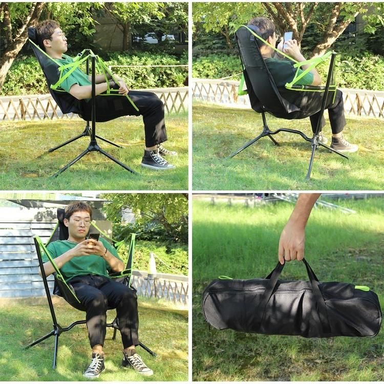 New Easy Transport Garden Party Folding Rocking Chair