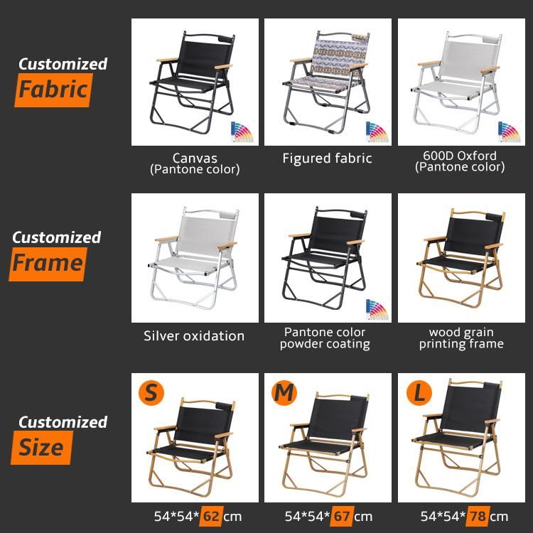 2021 New Picnic Aluminum Folding Camping Aluminum Chair