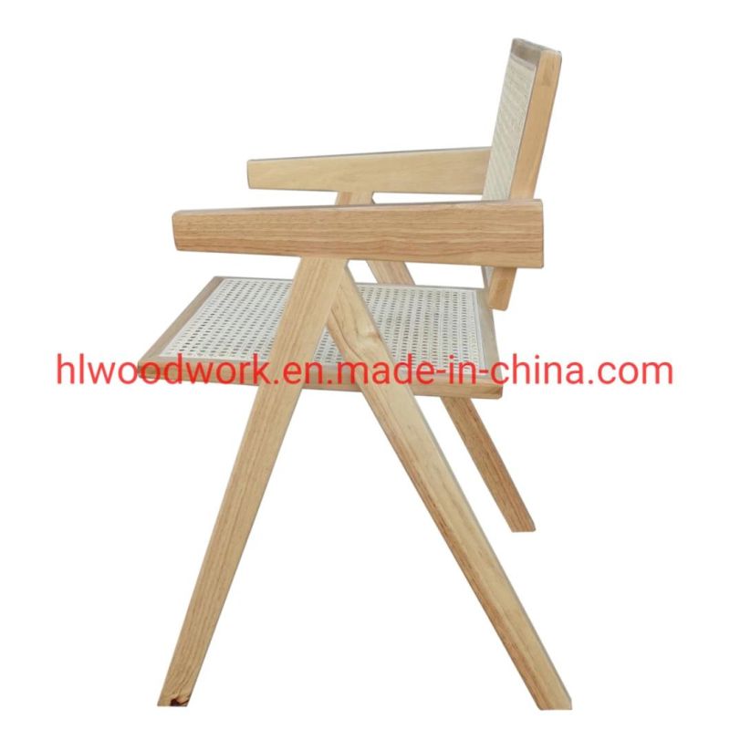 Hotel Chair K Style Rattan Chair Ash Wood Natural Chair Dining Chair