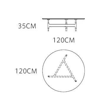 China Supplier Round Marble Top Wooden Home Furniture Living Room Walnut Solid Wood Frame Combination Tea Table Coffee Table