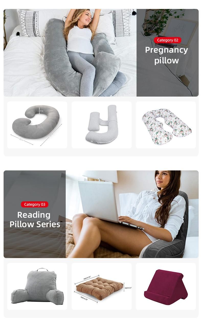 Reading Pillow Bed Rest TV Pillow Support Chair Pillow