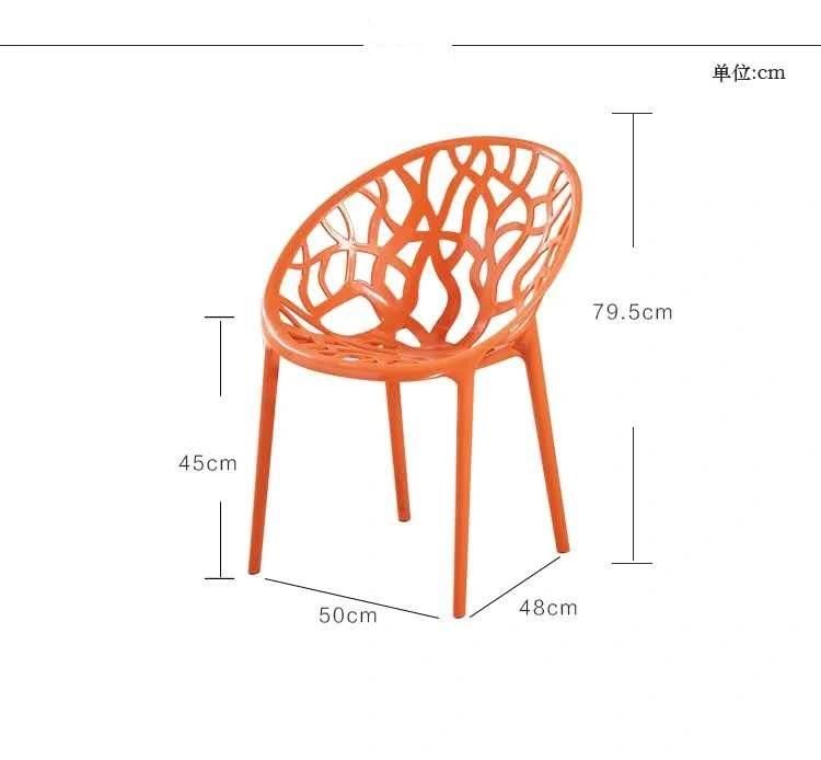 Elegant Stackable Garden Auditorium Chair Plastic Resin Visitor Waiting Chairs Party Chair Dining Plastic