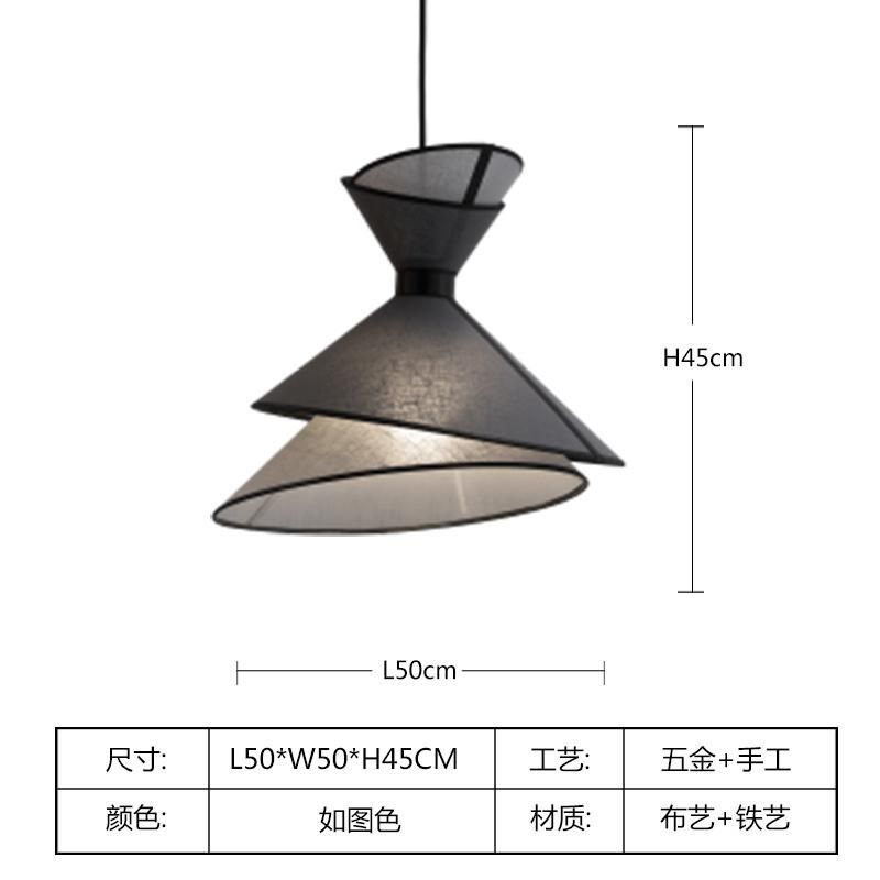 Nordic Design Indiviudal Fabric Art Decorative Pendant Light Color Lighting for The Living Room (WH-MI-165)