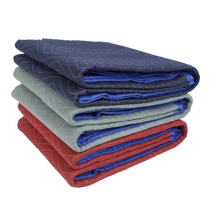 Factory Supply Moving Blankets 72 Inch X 80 Inch Non-Woven Fabric Moving Blanket Accept Customized