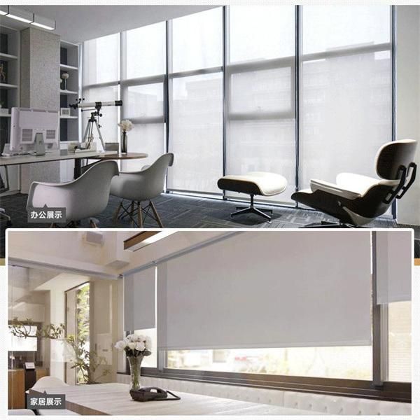 External Blackout Fabric Motorized Roller Blinds Window Curtain