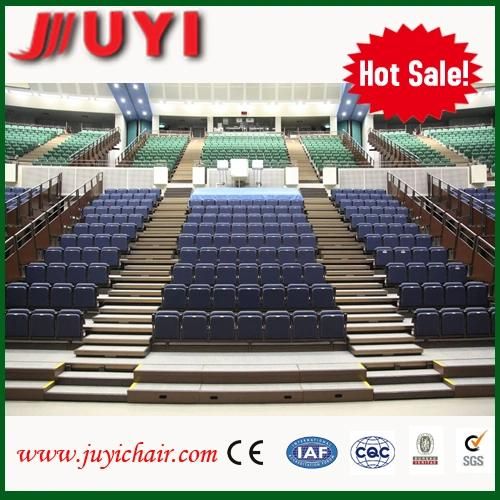 Manufactory Jy-768 Fire-Resistant Automatic Telescopic Arena Retractable Seating Bleacher & Tribune for Multi-Purpose Use