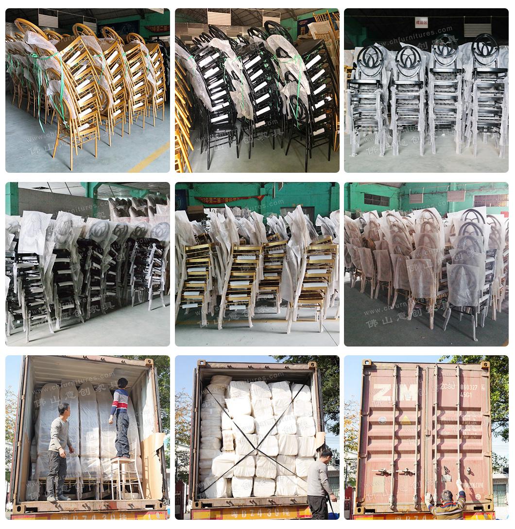 Yc-A76-04 Foshan Cheap Used Rental Bulk Gold Chiavari Chairs Weddings for Sale