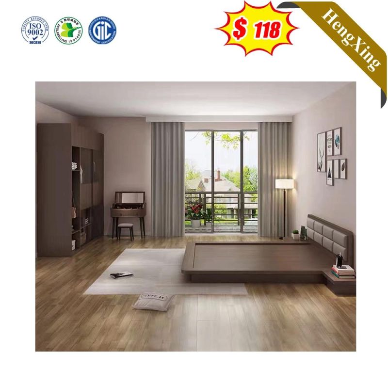 Unadjustable Simple Double Frame Folding Furniture Bedroom Bed