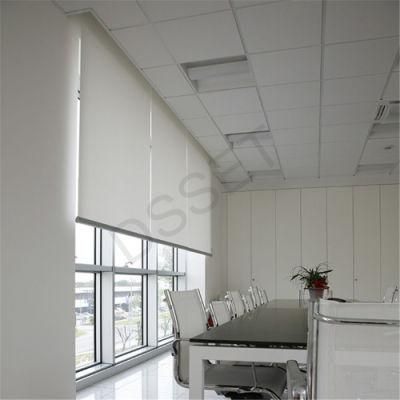 100% Blackout Roller Shades Custom Waterproof Fabric Cordless Sunscreen Roller Window Blinds