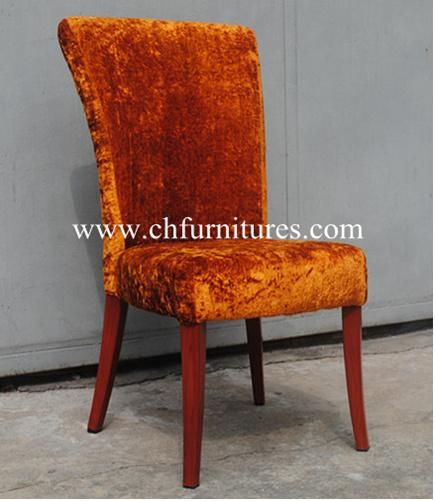 Factory Price Red Painting Red Fabric Dining Chair (YC-F073)