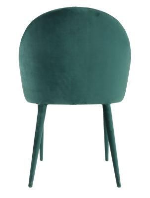 Modern Fabric Covers Dining Chair Green Leisure Dining Furniture