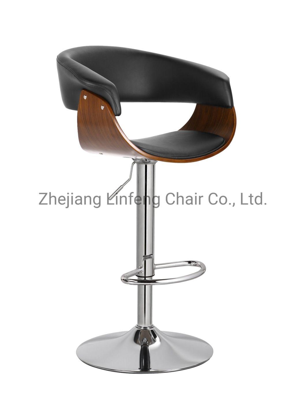 Light Luxury Nordic Industrial Style Bar Chair Modern Bar Stool Home Backrest High Stool