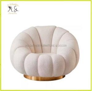 Luxury Living Room Furniture Ins Pumpkin Beanbag Sofa Upholstery