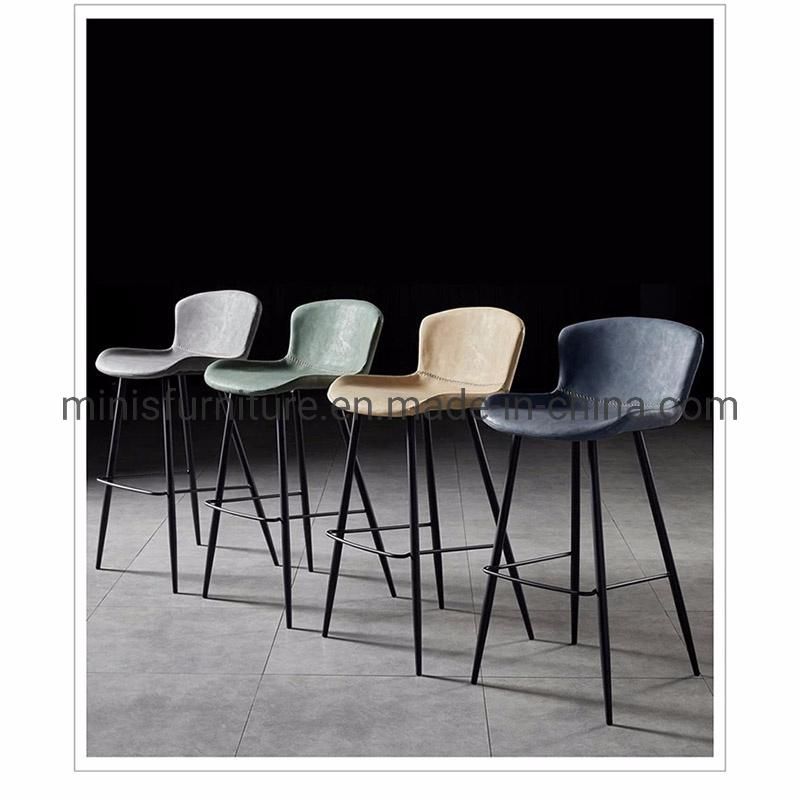 (MN-MBC24) Modern Home/Hotel/Pub Relaxing High/Short Folding Fabric/Leather Bar Chair