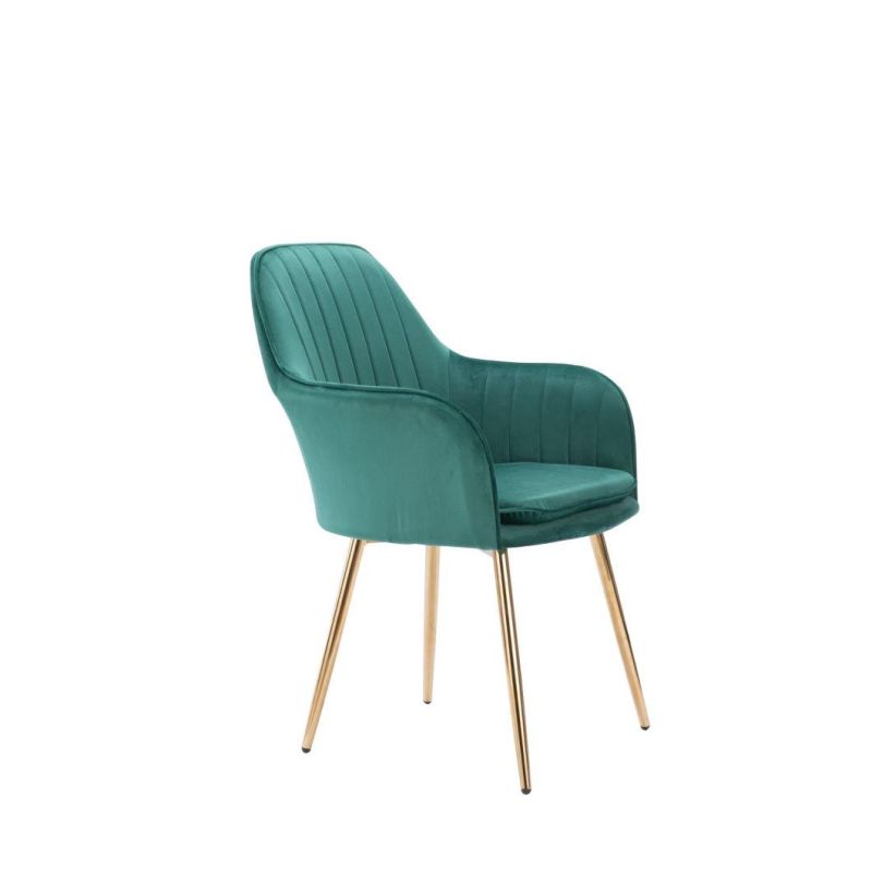 Hot Sale Velvet Dining Chair/Leisure Chair Safa Chair