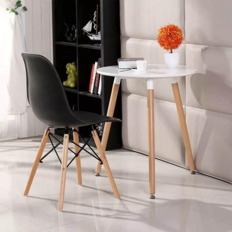 Salle a Manger Ronde Modern Dining Table and Chairs Set Wooden Dining Table