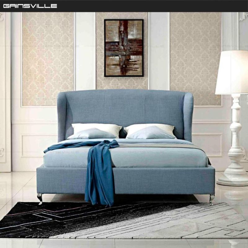 Gainsville Furniture Foshan Factory Furniture Bedroom Furniture Leather Bed Wall Bed Gc1609