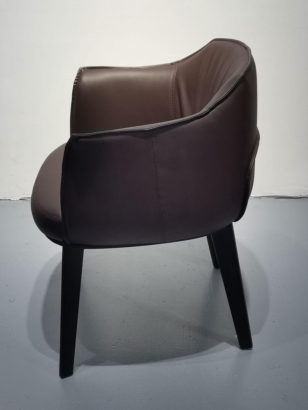 Deluxe Leather or Fabric Upholstery Hotel Bedroom Chair